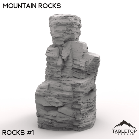 Tabletop Terrain Terrain 32mm / Rocks 1 Mountain Rocks