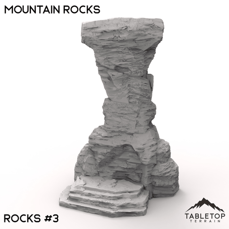 Tabletop Terrain Terrain 32mm / Rocks 3 Mountain Rocks