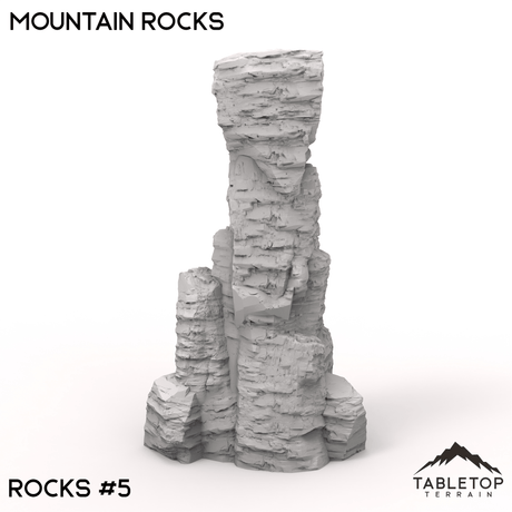 Tabletop Terrain Terrain 32mm / Rocks 5 Mountain Rocks