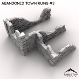 Tabletop Terrain Terrain 32mm / Ruins 3 Abandoned Town