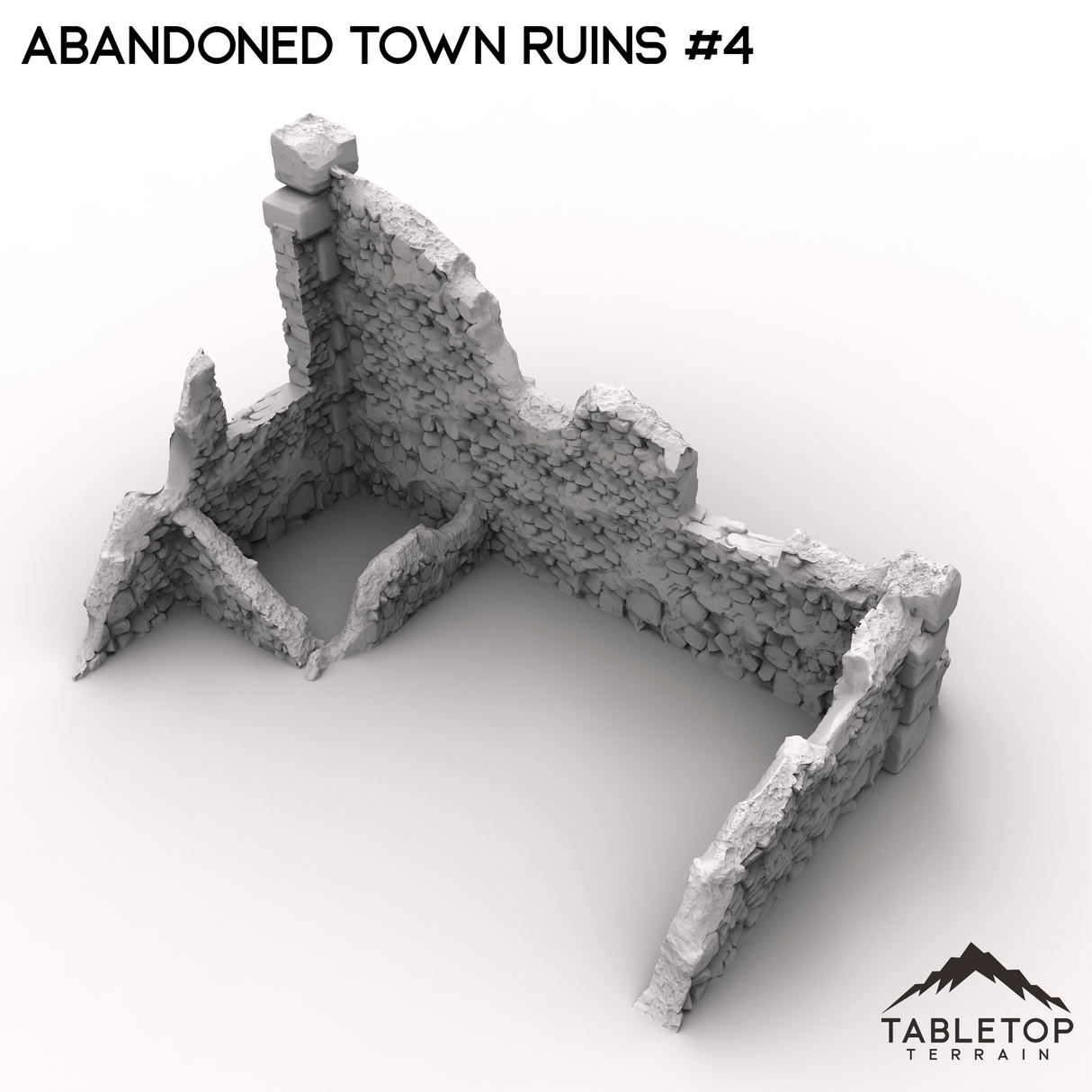 Tabletop Terrain Terrain 32mm / Ruins 4 Abandoned Town