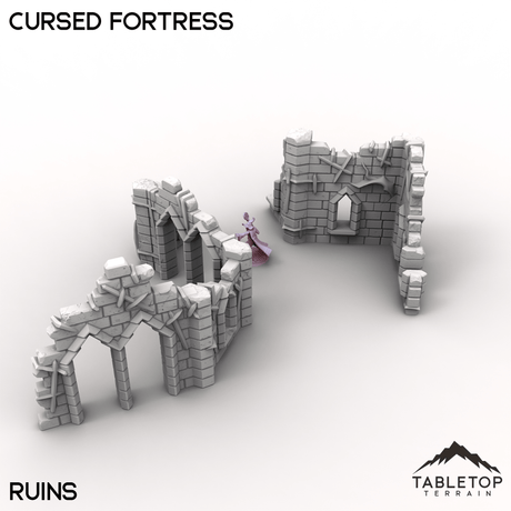 Tabletop Terrain Terrain 32mm / Ruins Cursed Fortress