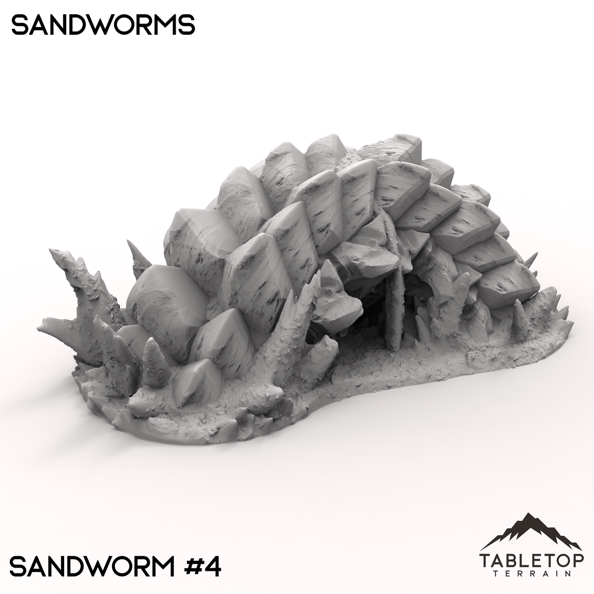 Tabletop Terrain Terrain 32mm / Sandworm 4 Sandworms