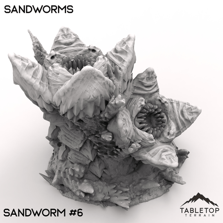 Tabletop Terrain Terrain 32mm / Sandworm 6 Sandworms