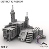 Tabletop Terrain Terrain 32mm / Set 1 District 12 Reboot
