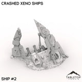 Tabletop Terrain Terrain 32mm / Ship 2 Crashed Xeno Ships