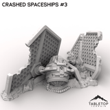 Tabletop Terrain Terrain 32mm / Ship 3 Crashed Spaceships