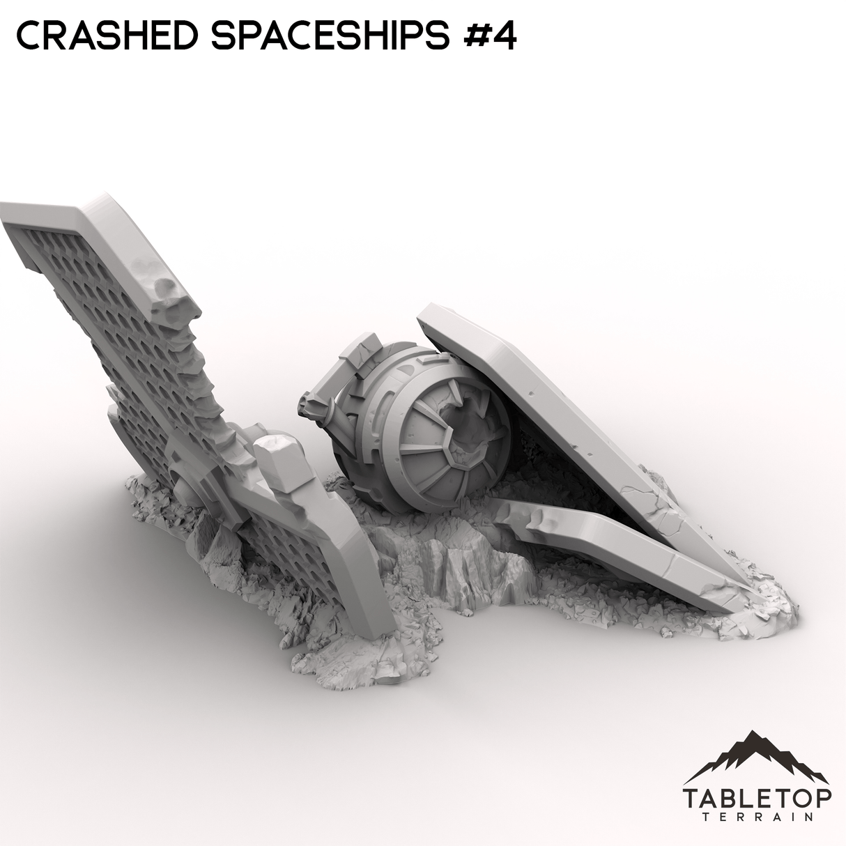 Tabletop Terrain Terrain 32mm / Ship 4 Crashed Spaceships