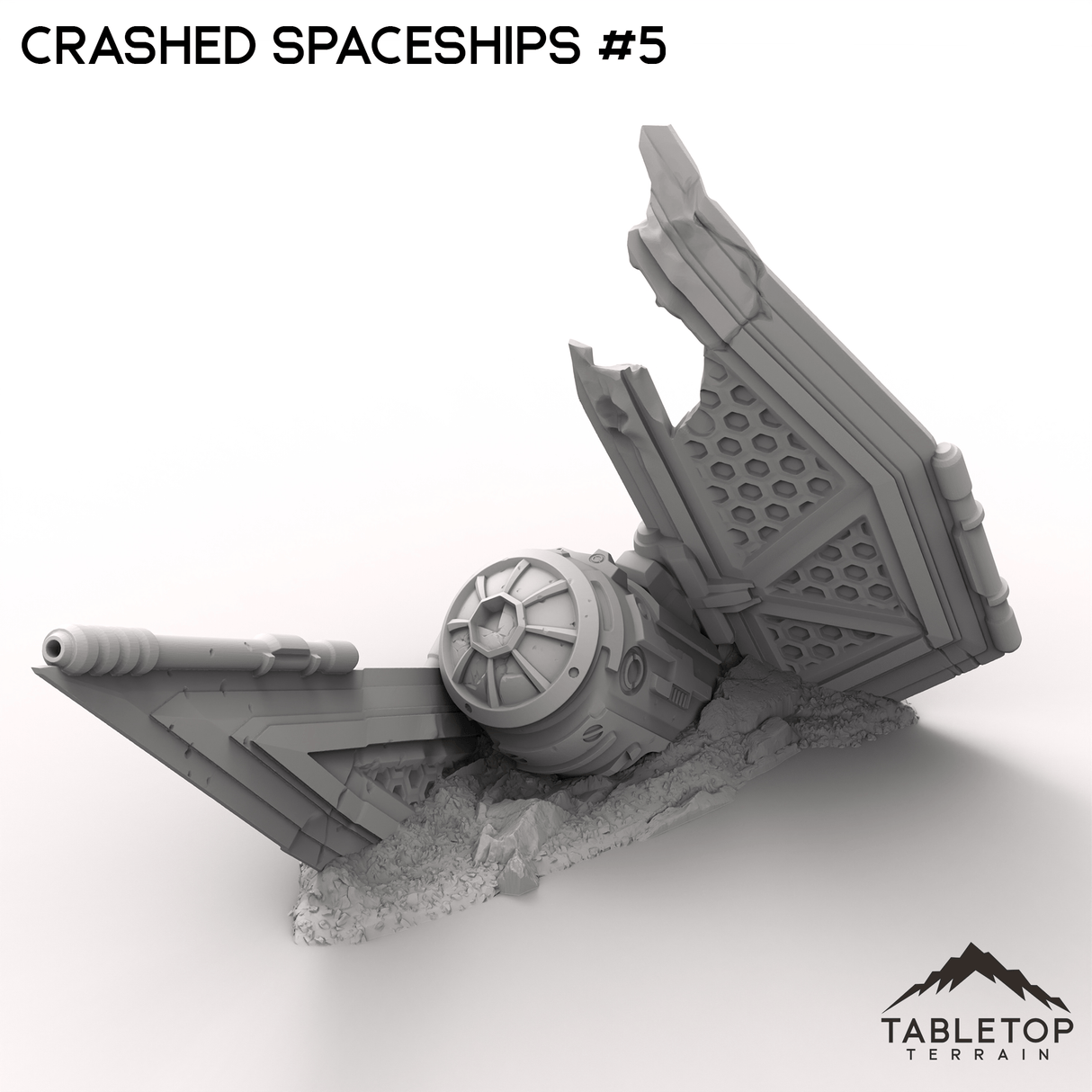 Tabletop Terrain Terrain 32mm / Ship 5 Crashed Spaceships