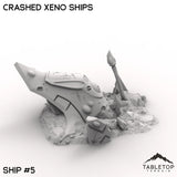 Tabletop Terrain Terrain 32mm / Ship 5 Crashed Xeno Ships
