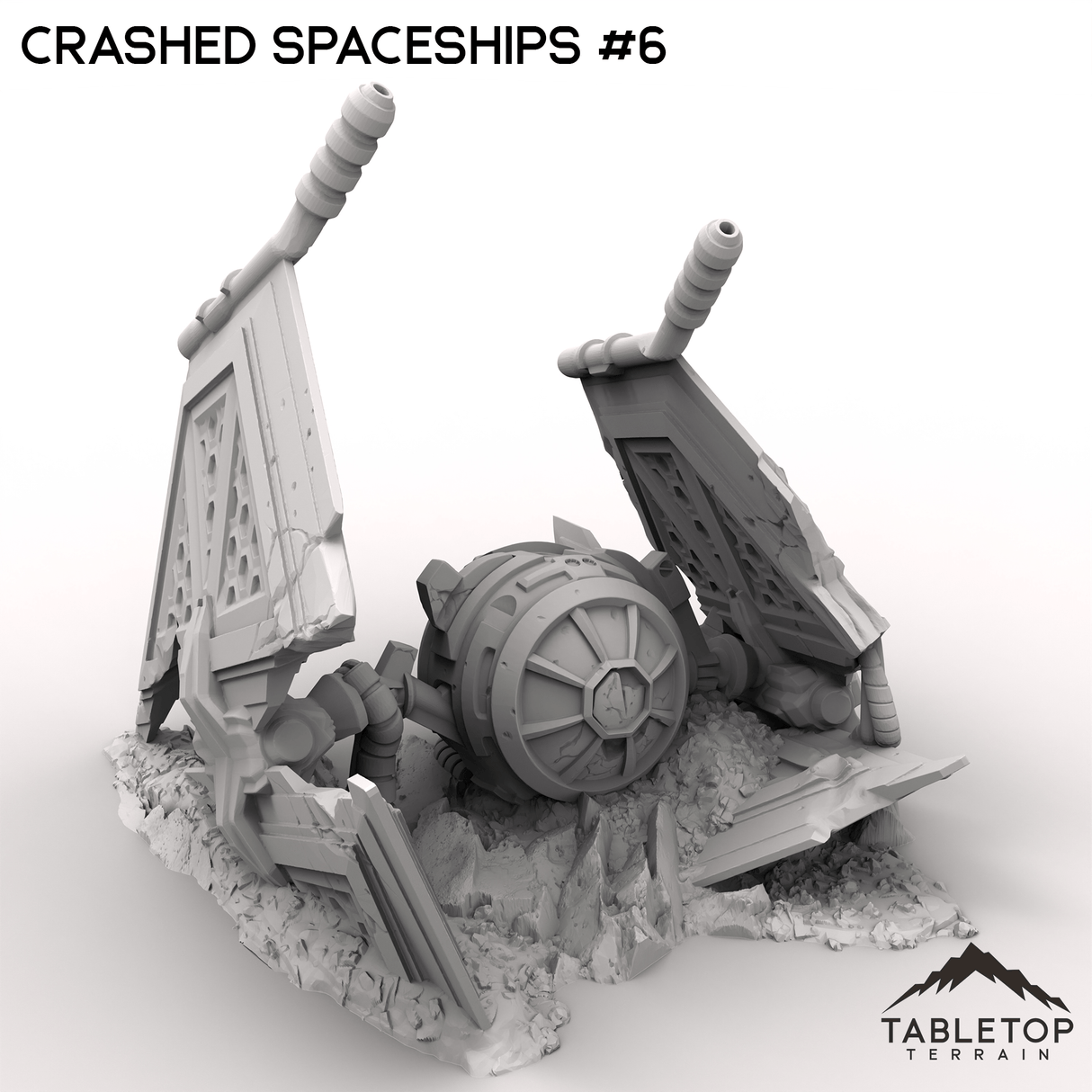 Tabletop Terrain Terrain 32mm / Ship 6 Crashed Spaceships