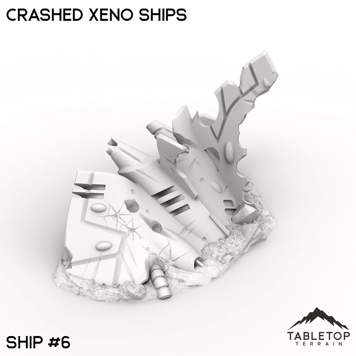 Tabletop Terrain Terrain 32mm / Ship 6 Crashed Xeno Ships