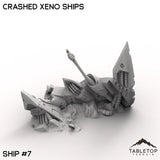 Tabletop Terrain Terrain 32mm / Ship 7 Crashed Xeno Ships