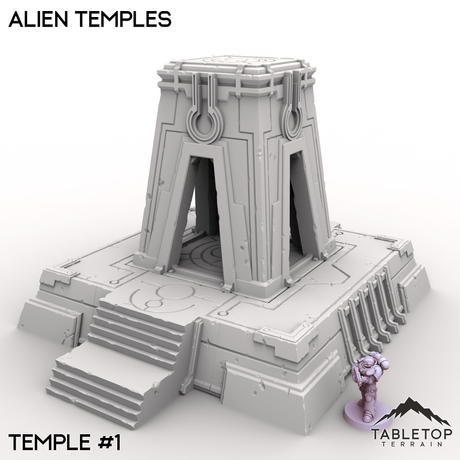 Tabletop Terrain Terrain 32mm / Temple 1 Alien Temples