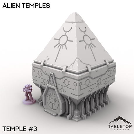 Tabletop Terrain Terrain 32mm / Temple 3 Alien Temples