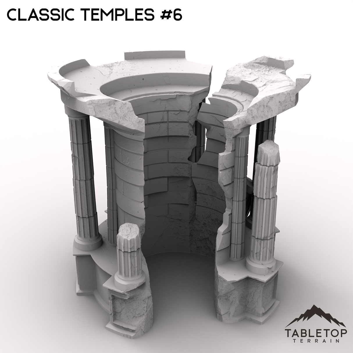 Tabletop Terrain Terrain 32mm / Temple 6 Classic Temples