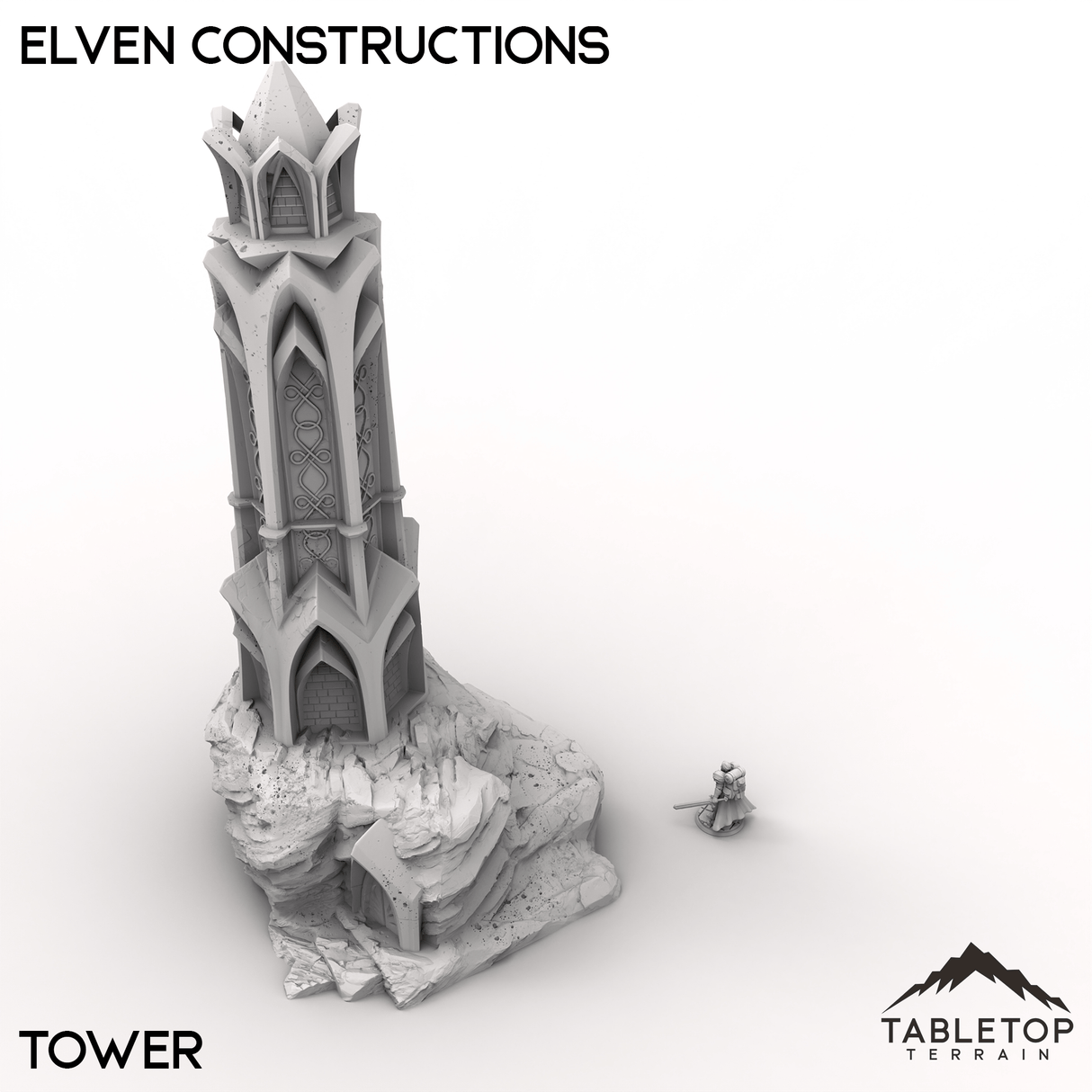 Tabletop Terrain Terrain 32mm / Tower Elven Constructions