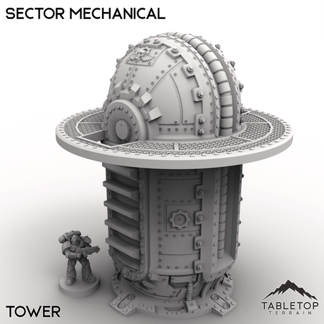 Tabletop Terrain Terrain 32mm / Tower Sector Mechanical