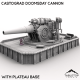 Tabletop Terrain Terrain 32mm / With Plateau Base Castograd Doomsday Cannon