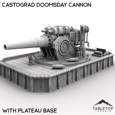 Tabletop Terrain Terrain 32mm / With Plateau Base Castograd Doomsday Cannon