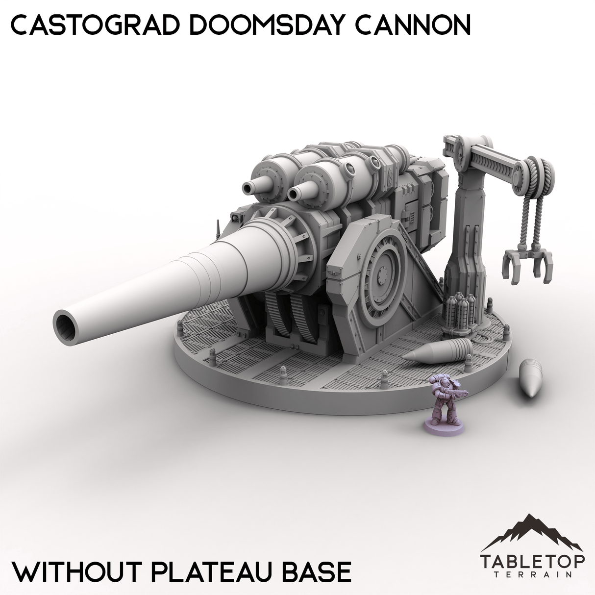 Tabletop Terrain Terrain 32mm / Without Plateau Base Castograd Doomsday Cannon
