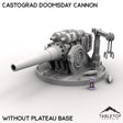 Tabletop Terrain Terrain 32mm / Without Plateau Base Castograd Doomsday Cannon