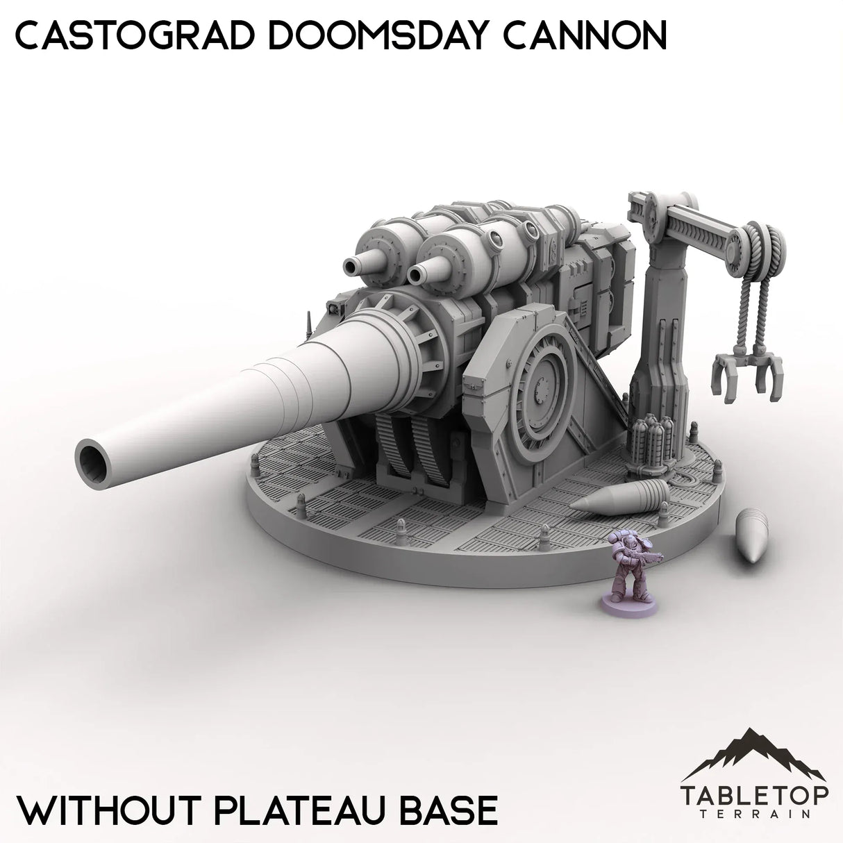 Tabletop Terrain Terrain 32mm / Without Plateau Base Castograd Doomsday Cannon
