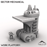 Tabletop Terrain Terrain 32mm / Work Platform Sector Mechanical