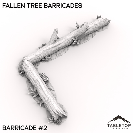 Tabletop Terrain Terrain 40mm / B2 Fallen Tree Barricades