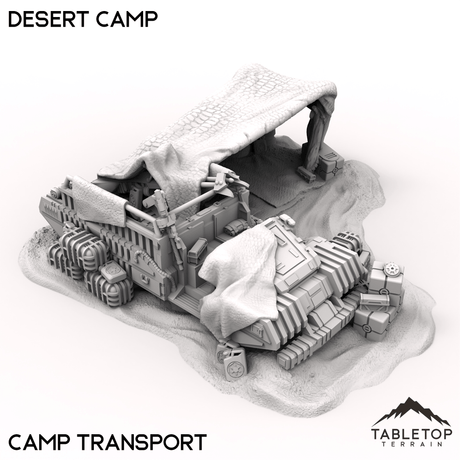 Tabletop Terrain Terrain 40mm / Camp Transport Desert Camp