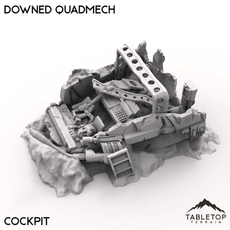 Tabletop Terrain Terrain 40mm / Cockpit Downed Quadmech