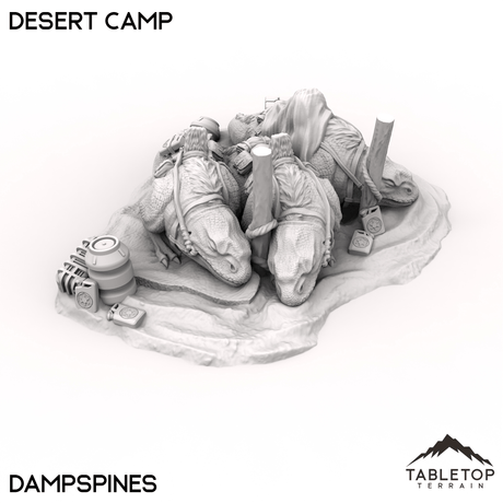 Tabletop Terrain Terrain 40mm / Dampspines Desert Camp