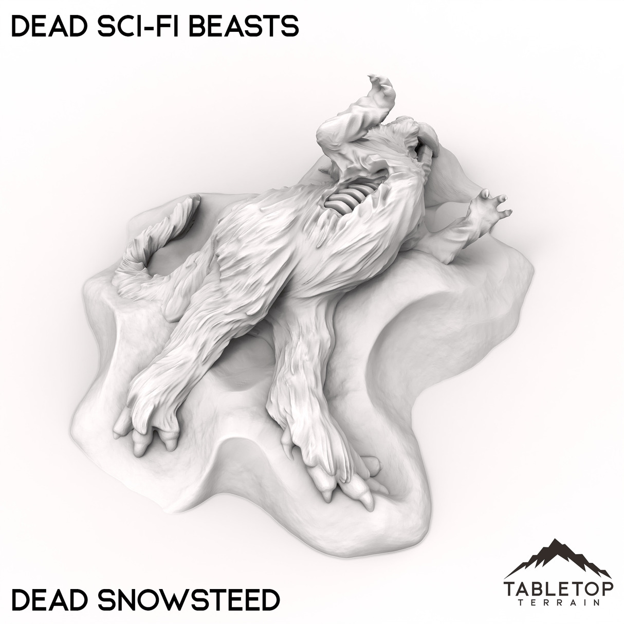 Tabletop Terrain Terrain 40mm / Dead Snowsteed Dead Sci Fi Beasts