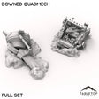 Tabletop Terrain Terrain 40mm / Full Set Downed Quadmech