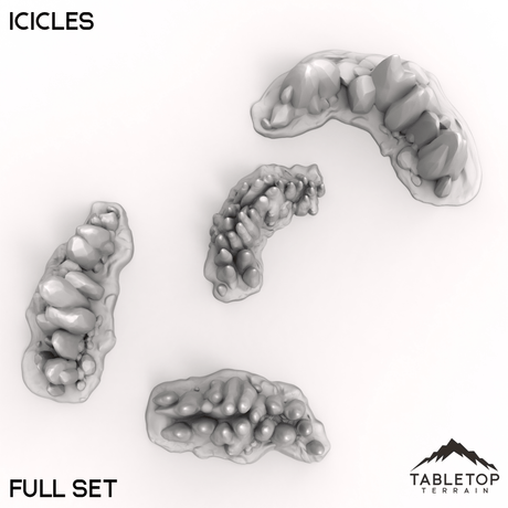 Tabletop Terrain Terrain 40mm / Full Set Icicles