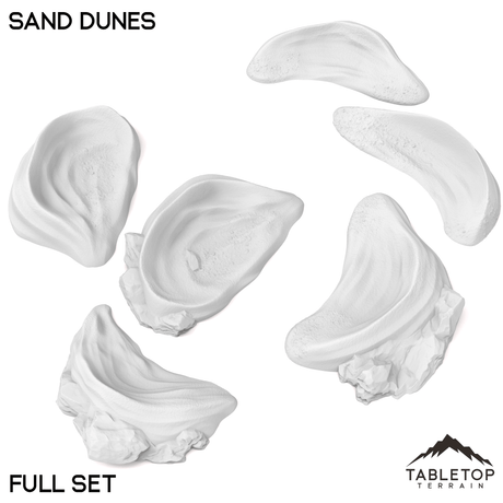 Tabletop Terrain Terrain 40mm / Full Set Sand Dunes