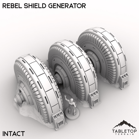 Tabletop Terrain Terrain 40mm / Intact Rebel Shield Generator