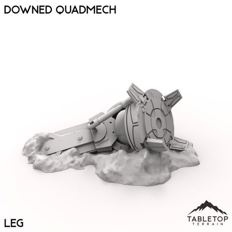 Tabletop Terrain Terrain 40mm / Leg *Missing Item* - Downed Quadmech