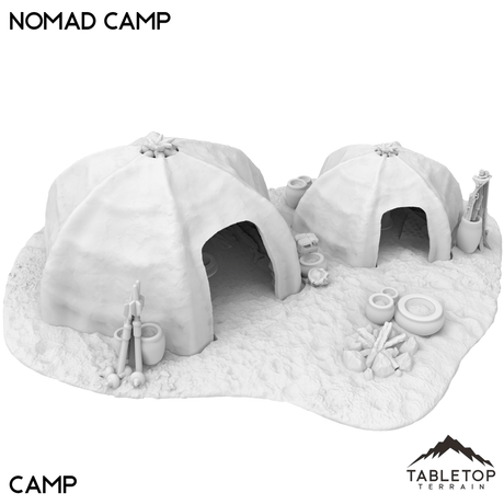 Tabletop Terrain Terrain 40mm / Nomad Camp Nomad Camp