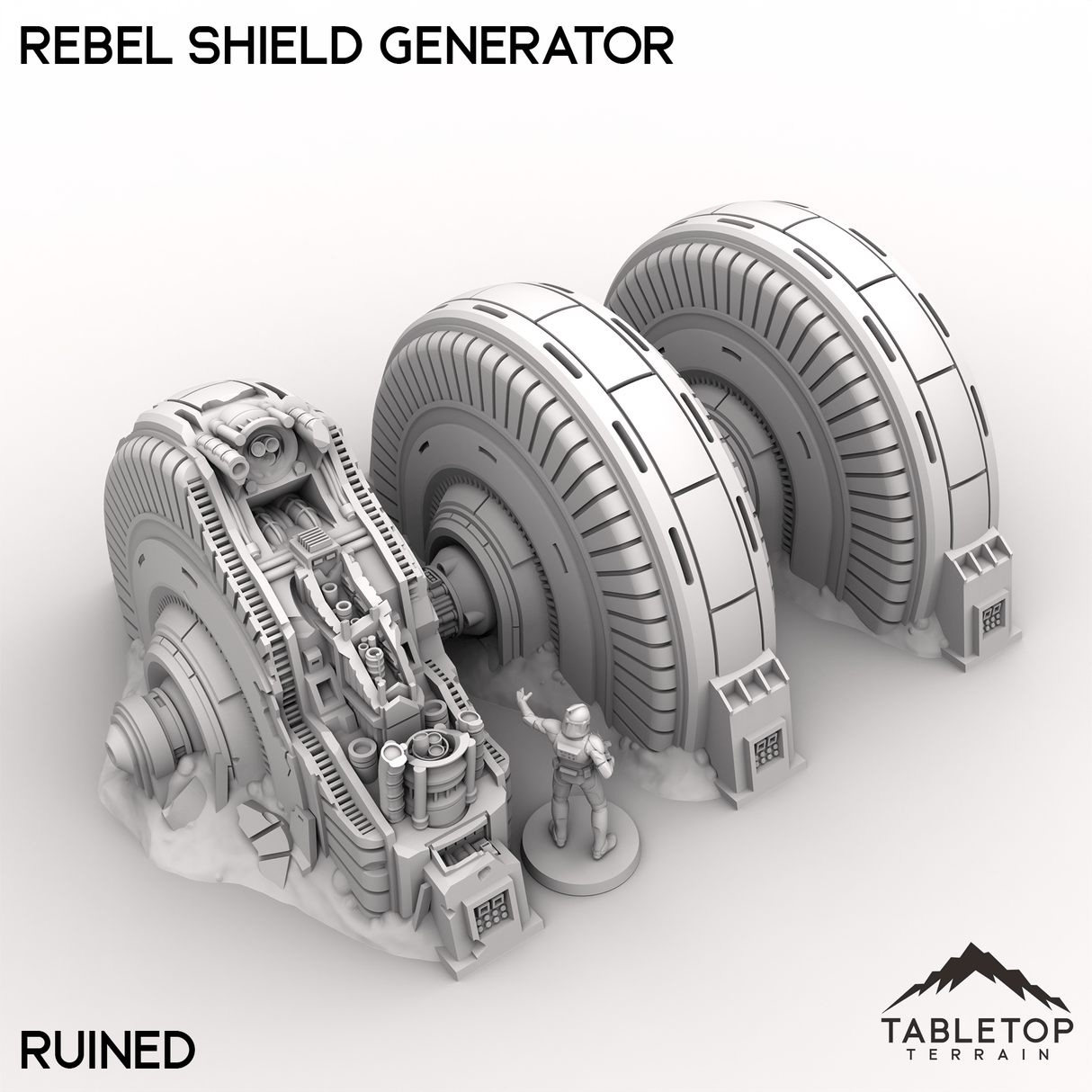 Tabletop Terrain Terrain 40mm / Ruined Rebel Shield Generator