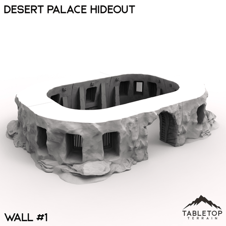 Tabletop Terrain Terrain 40mm / Wall 1 Desert Palace Hideout