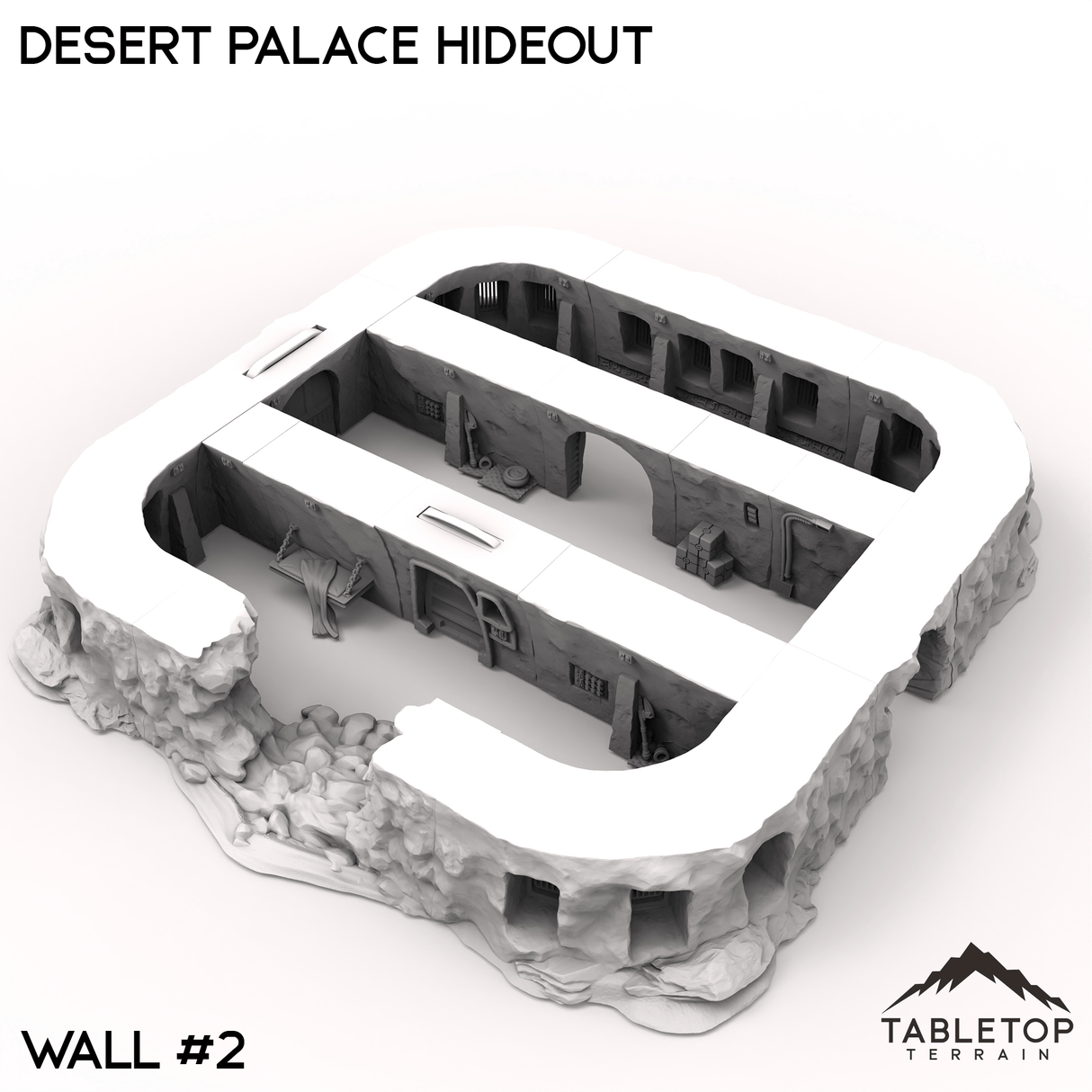 Tabletop Terrain Terrain 40mm / Wall 2 Desert Palace Hideout