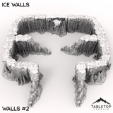 Tabletop Terrain Terrain 40mm / Wall 2 Ice Walls