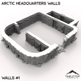 Tabletop Terrain Terrain 40mm / Walls 1 Arctic Headquarters Walls