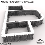 Tabletop Terrain Terrain 40mm / Walls 2 Arctic Headquarters Walls