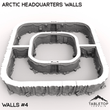 Tabletop Terrain Terrain 40mm / Walls 4 Arctic Headquarters Walls