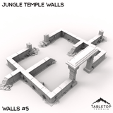 Tabletop Terrain Terrain 40mm / Walls 5 Jungle Temple Walls