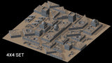 Tabletop Terrain Terrain 4x4 Battlefield Desert Trench Wars - Full Table Collection