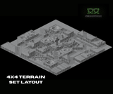 Tabletop Terrain Terrain 4x4 Battlefield Trench Wars - Full Table Collection