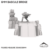 Tabletop Terrain Terrain 6mm Sci-Fi Bascule Bridge